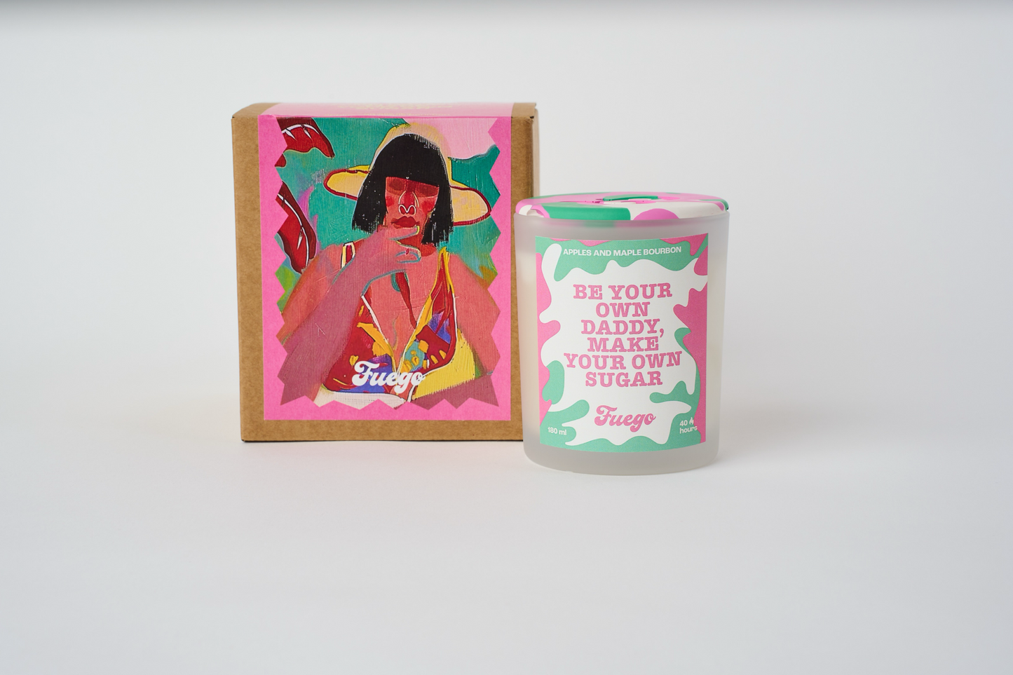 Be your own daddy,
make your own sugar | Apples & Maple scent glass candle