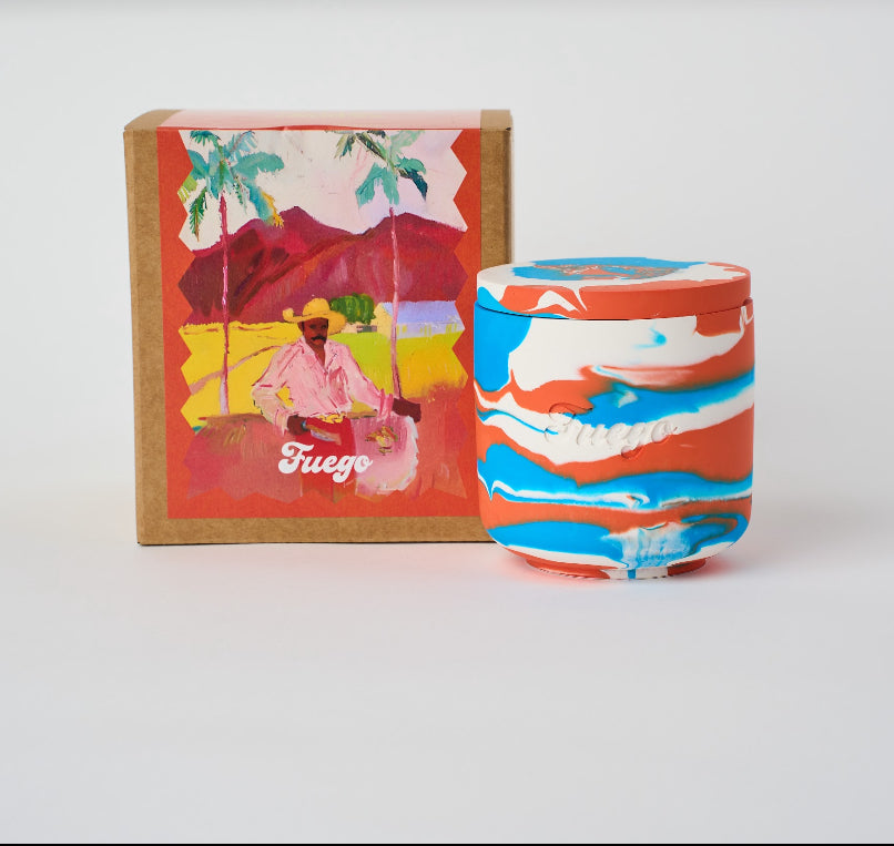 Hotter than your ex | Citron and mandarin scent jesmonite candle