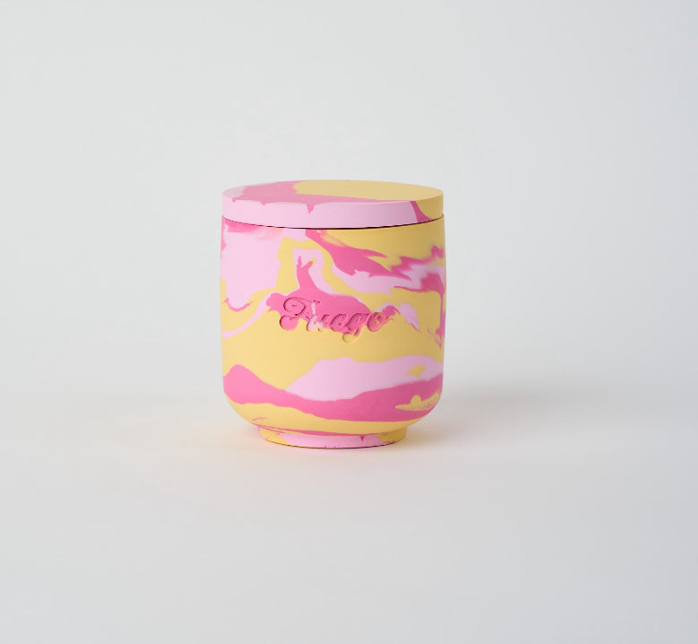No rain no flowers | English garden scent jesmonite candle