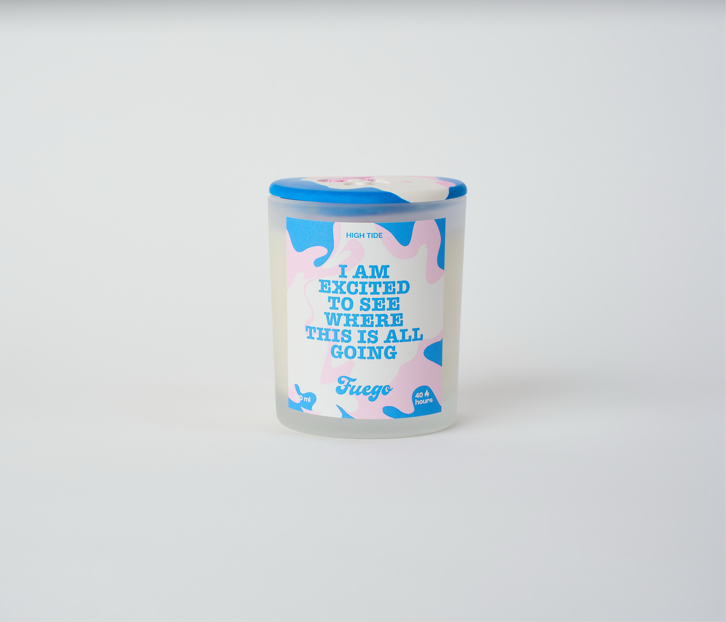 I am excited to see where this is all going| High tide scent glass candle